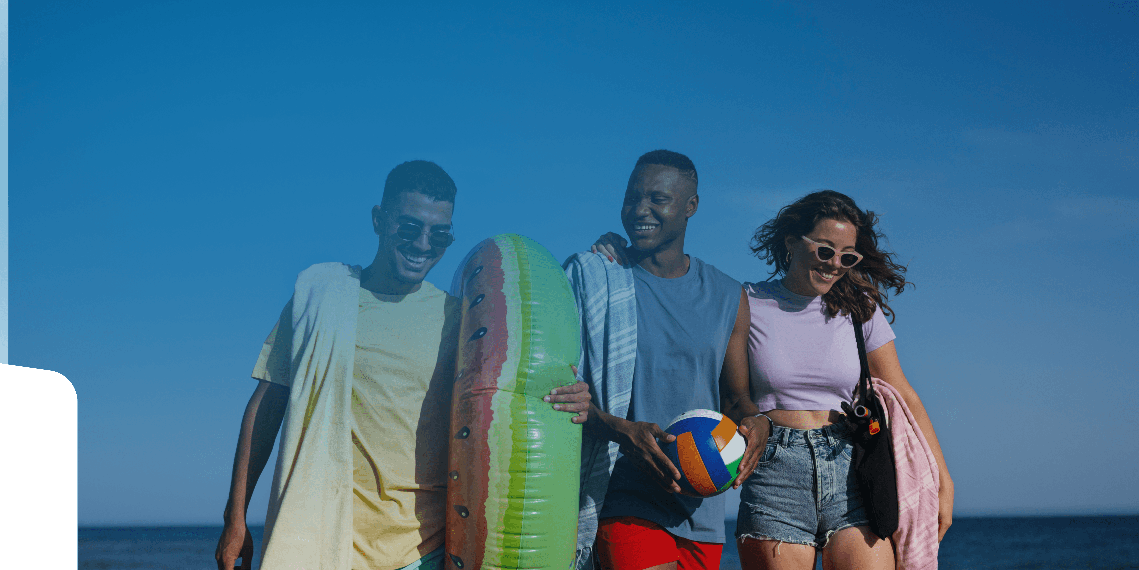 Friends at the beach