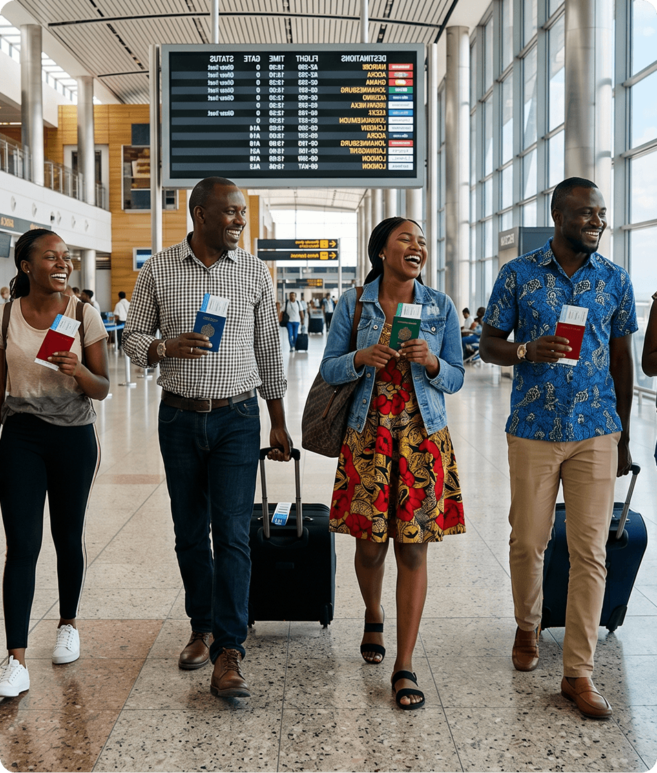 People travelling together